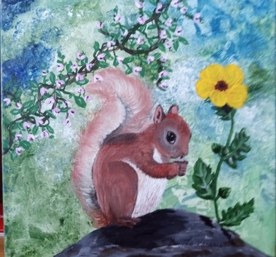 A Busy Squirrel